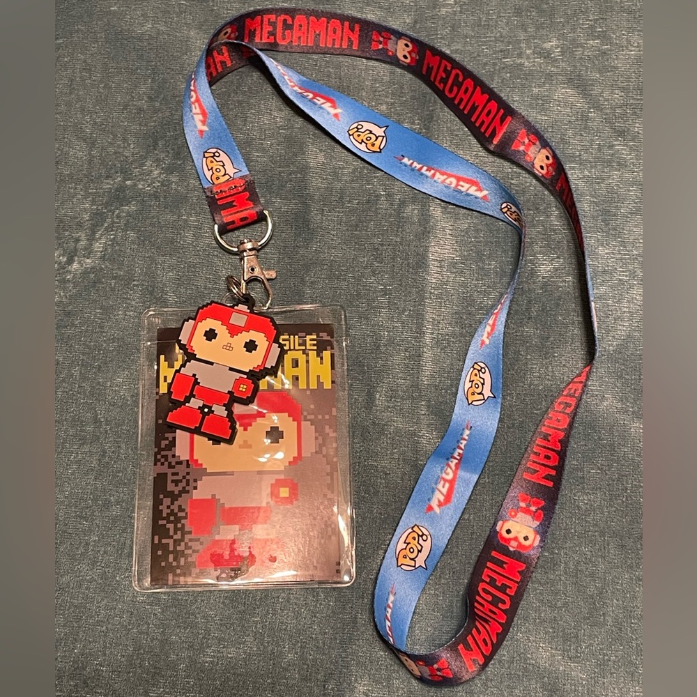 Mega Man Lanyard with ID Holder